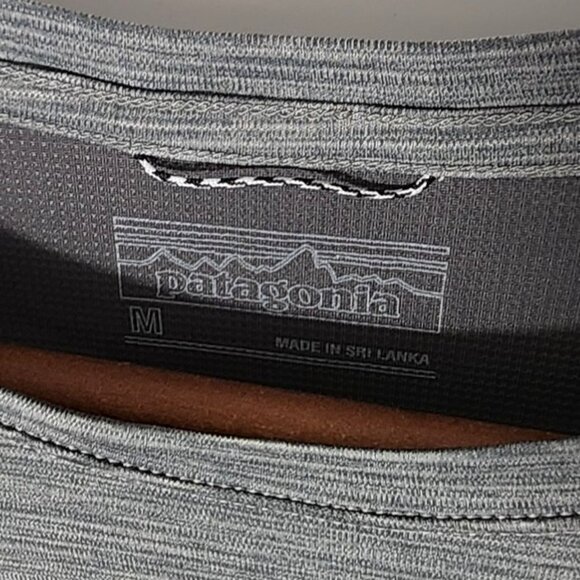 Patagonia Shirt Womens Medium Grey Airchaser Light Capilene Base Layer 23440 - Picture 3 of 6